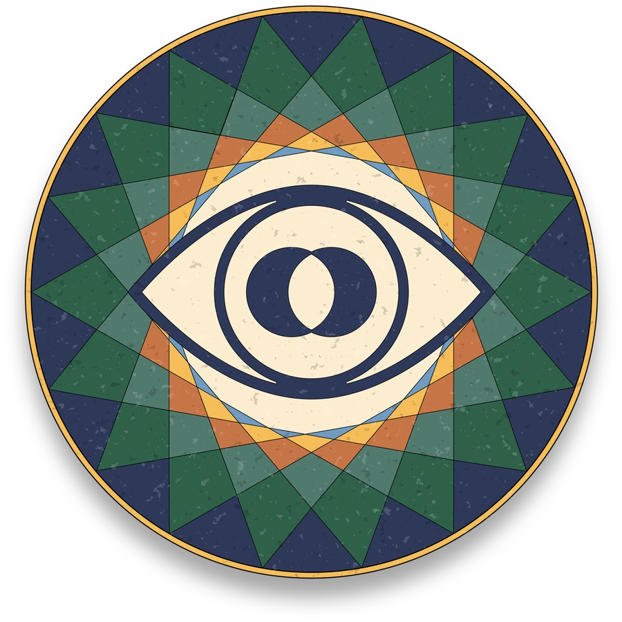 The Dome Collective — eye mandala logo